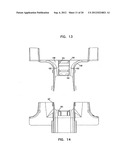 CABLE EXIT TROUGH WITH INSERT diagram and image