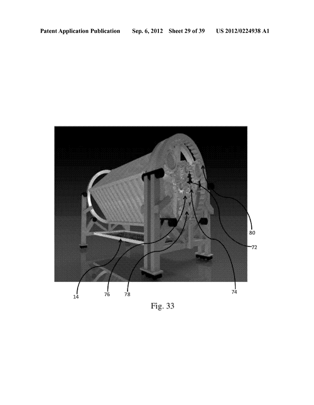 METHOD AND SYSTEM FOR ROTATING A CONTAINER, REBAR STRUCTURE OR THE LIKE     AND APPARATUSES FOR SUCH ROTATION - diagram, schematic, and image 30