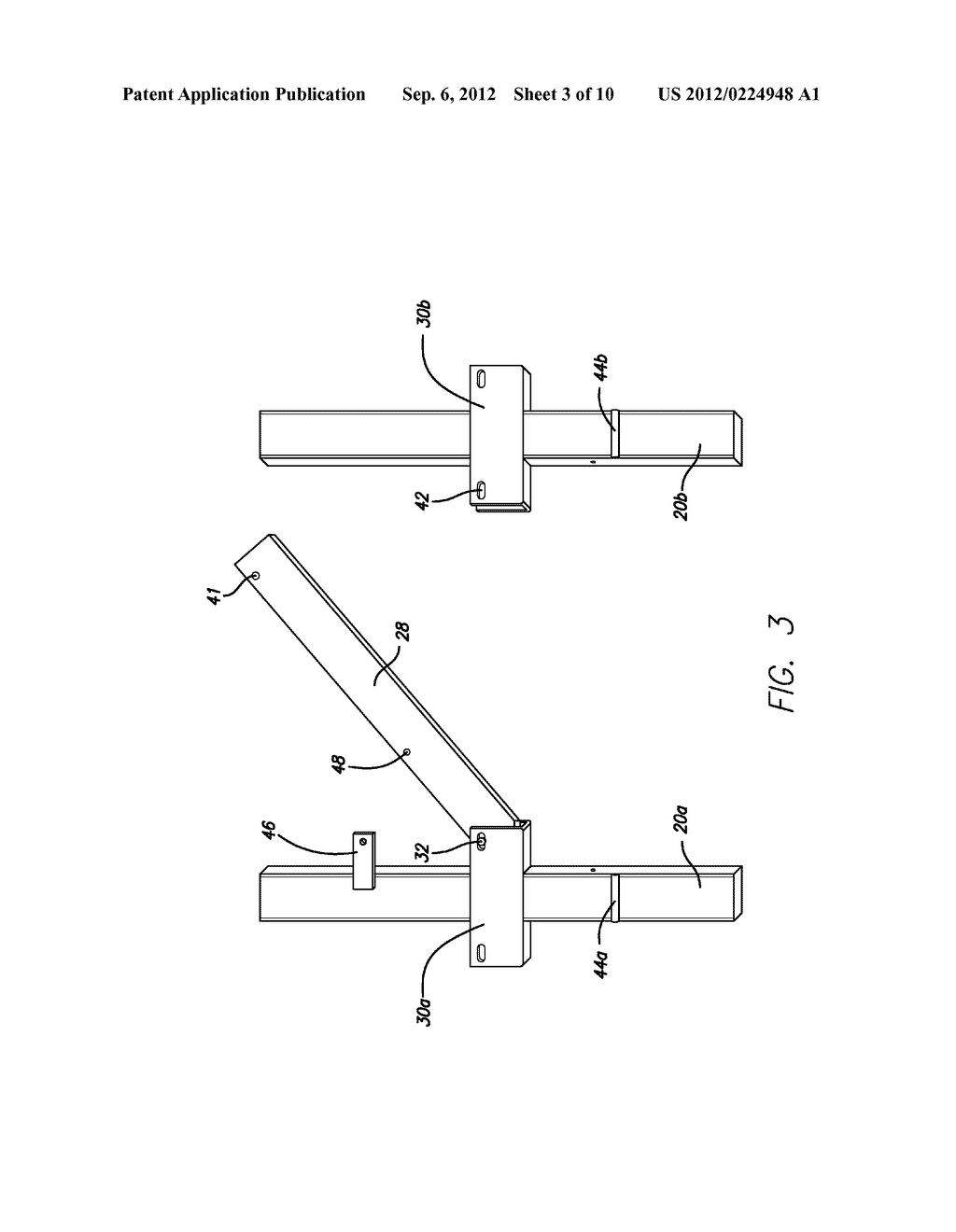 Rail system and method for securing a heavy load to a flat bed truck - diagram, schematic, and image 04