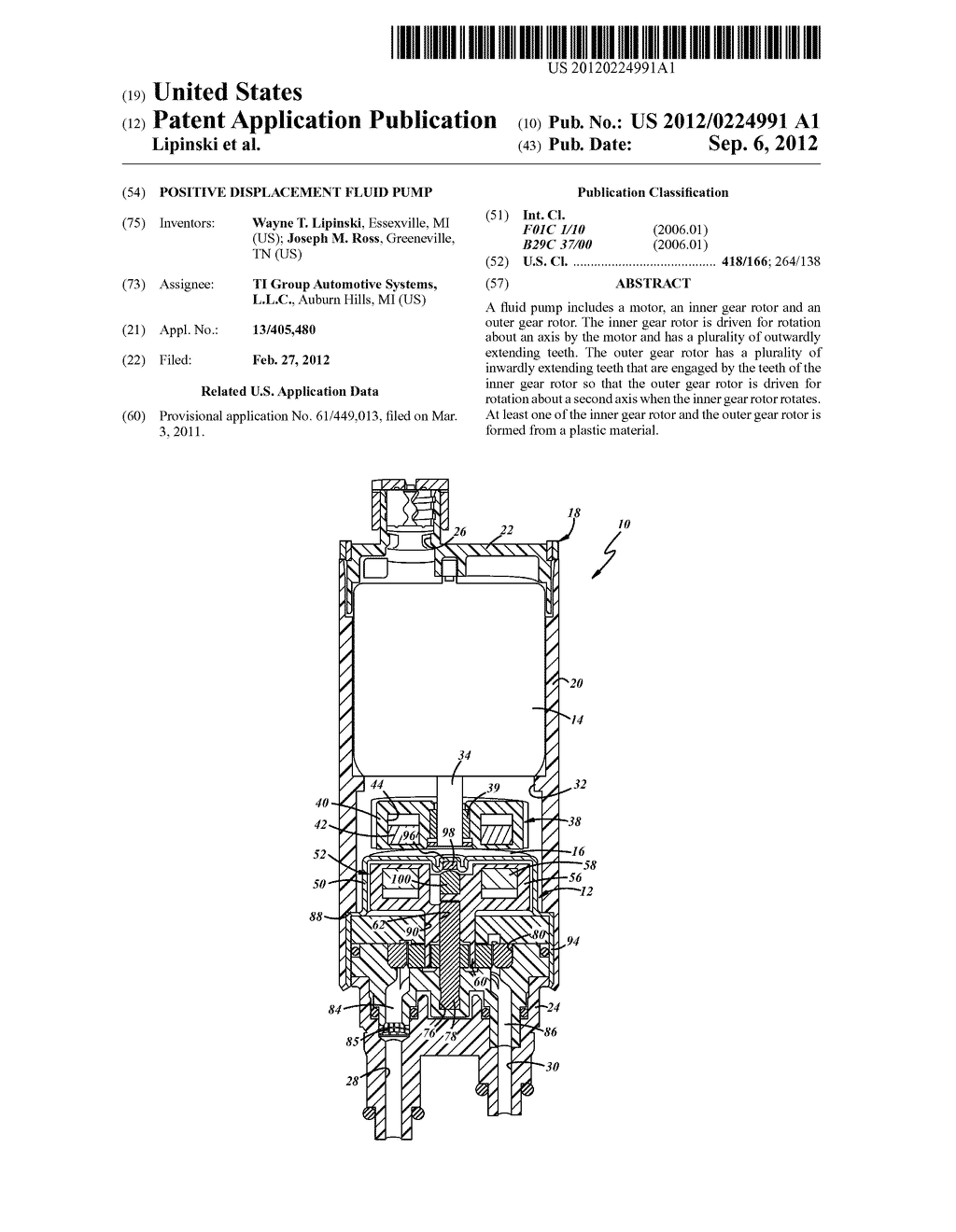 POSITIVE DISPLACEMENT FLUID PUMP - diagram, schematic, and image 01