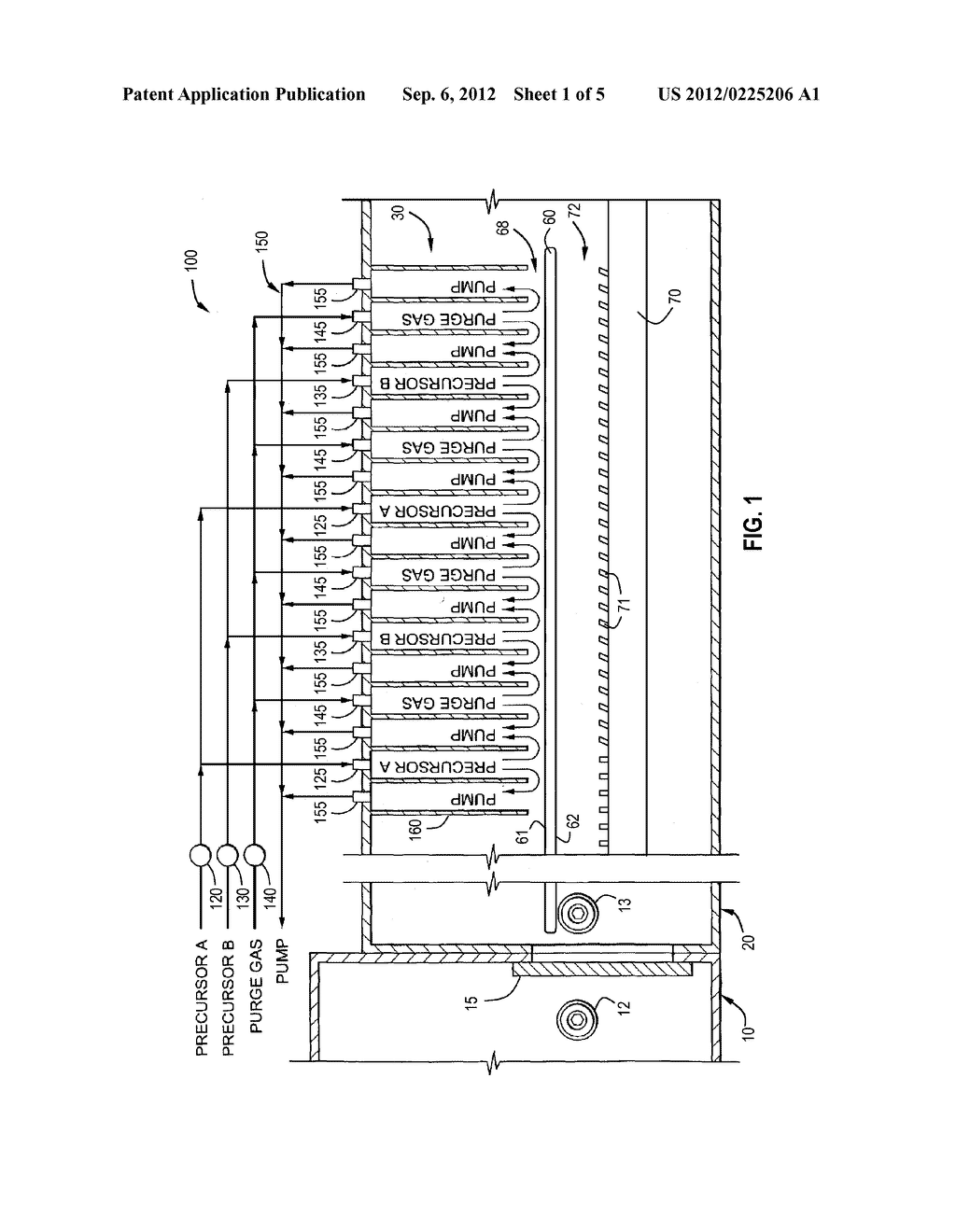 Apparatus and Process for Atomic Layer Deposition - diagram, schematic, and image 02