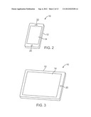TRANSPARENT ELECTRONIC DEVICE COMPONENTS WITH OPAQUE EDGE COVERINGS diagram and image
