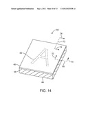 TRANSPARENT ELECTRONIC DEVICE COMPONENTS WITH OPAQUE EDGE COVERINGS diagram and image