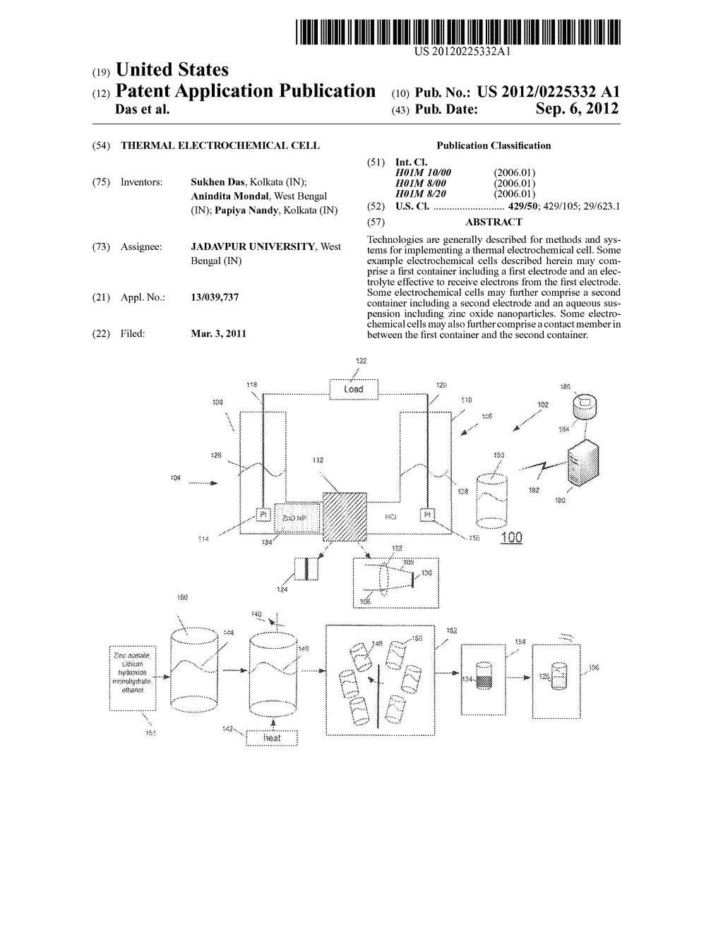 THERMAL ELECTROCHEMICAL CELL - diagram, schematic, and image 01