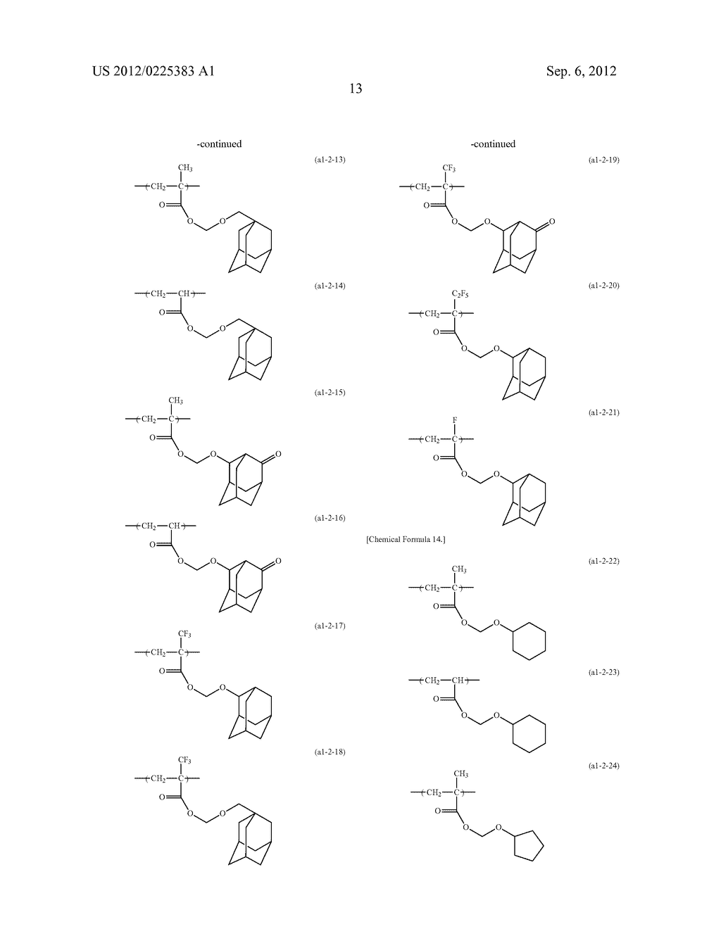 RESIST COMPOSITION FOR IMMERSION EXPOSURE AND METHOD OF FORMING RESIST     PATTERN - diagram, schematic, and image 15