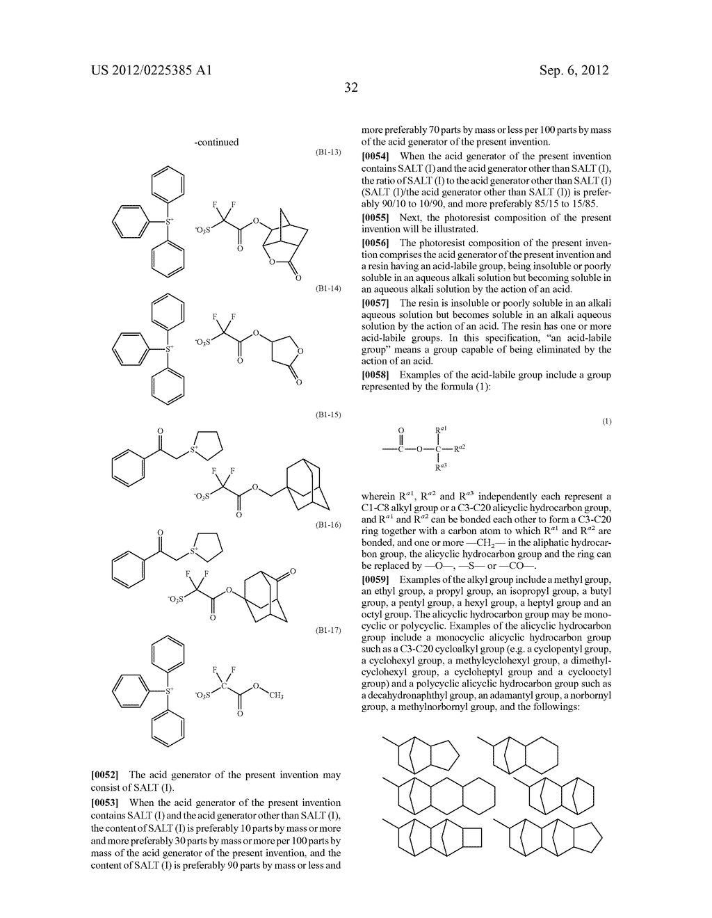 SALT AND PHOTORESIST COMPOSITION COMPRISING THE SAME - diagram, schematic, and image 33