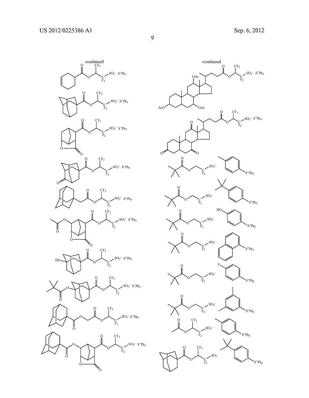 CHEMICALLY AMPLIFIED RESIST COMPOSITION AND PATTERNING PROCESS - diagram, schematic, and image 10