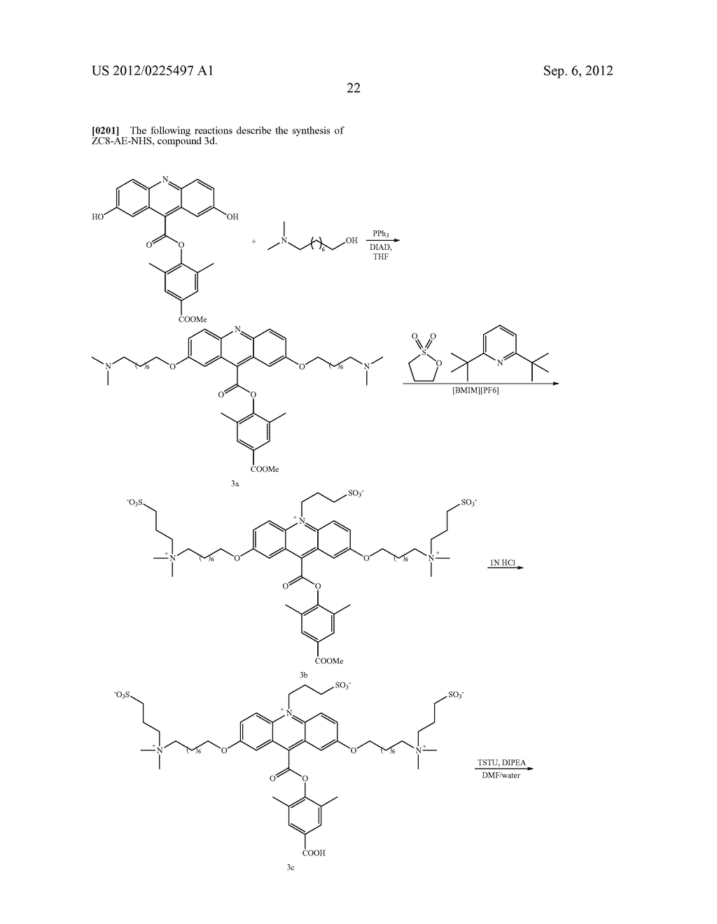 ZWITTERION-CONTAINING ACRIDINIUM COMPOUNDS - diagram, schematic, and image 29