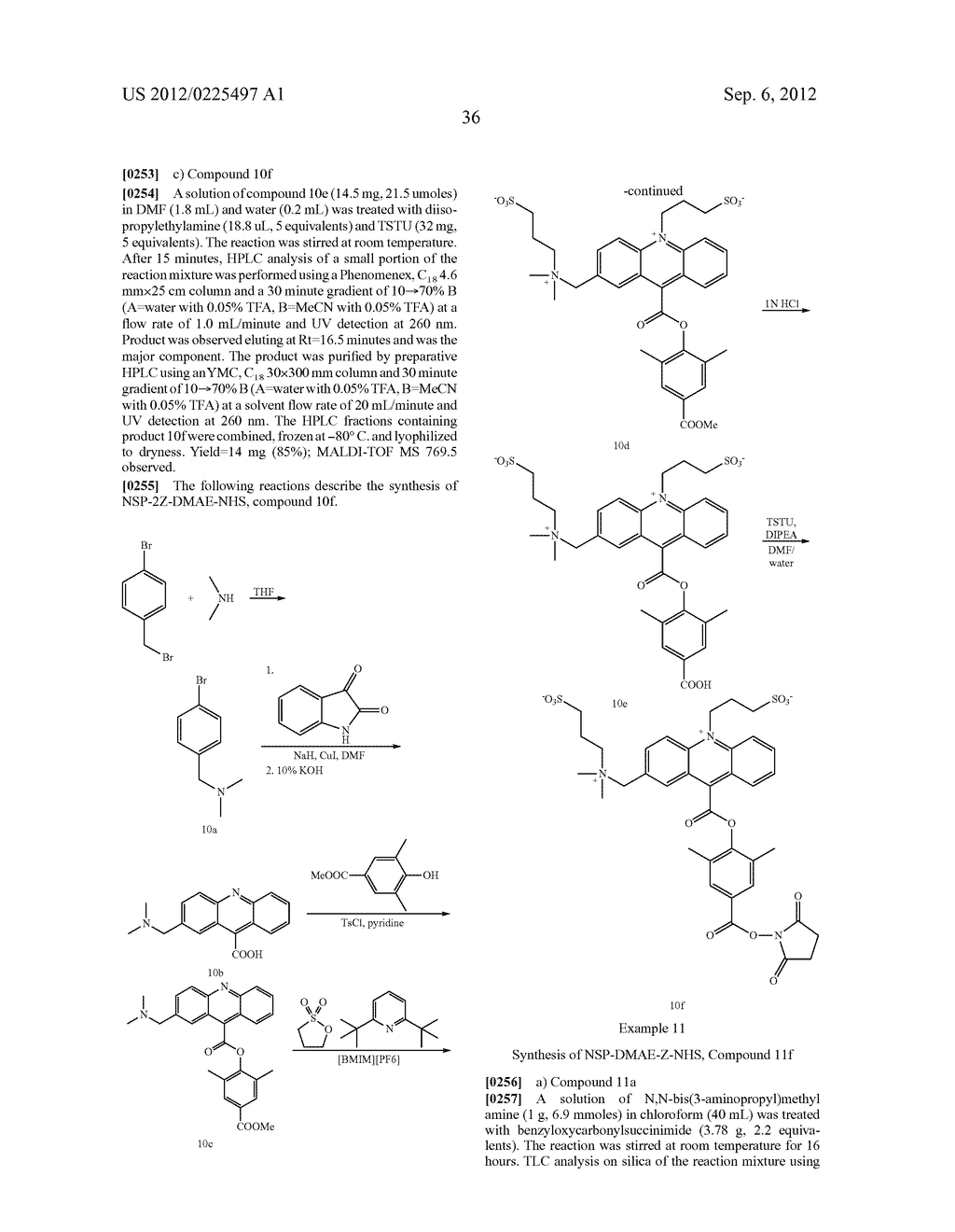 ZWITTERION-CONTAINING ACRIDINIUM COMPOUNDS - diagram, schematic, and image 43