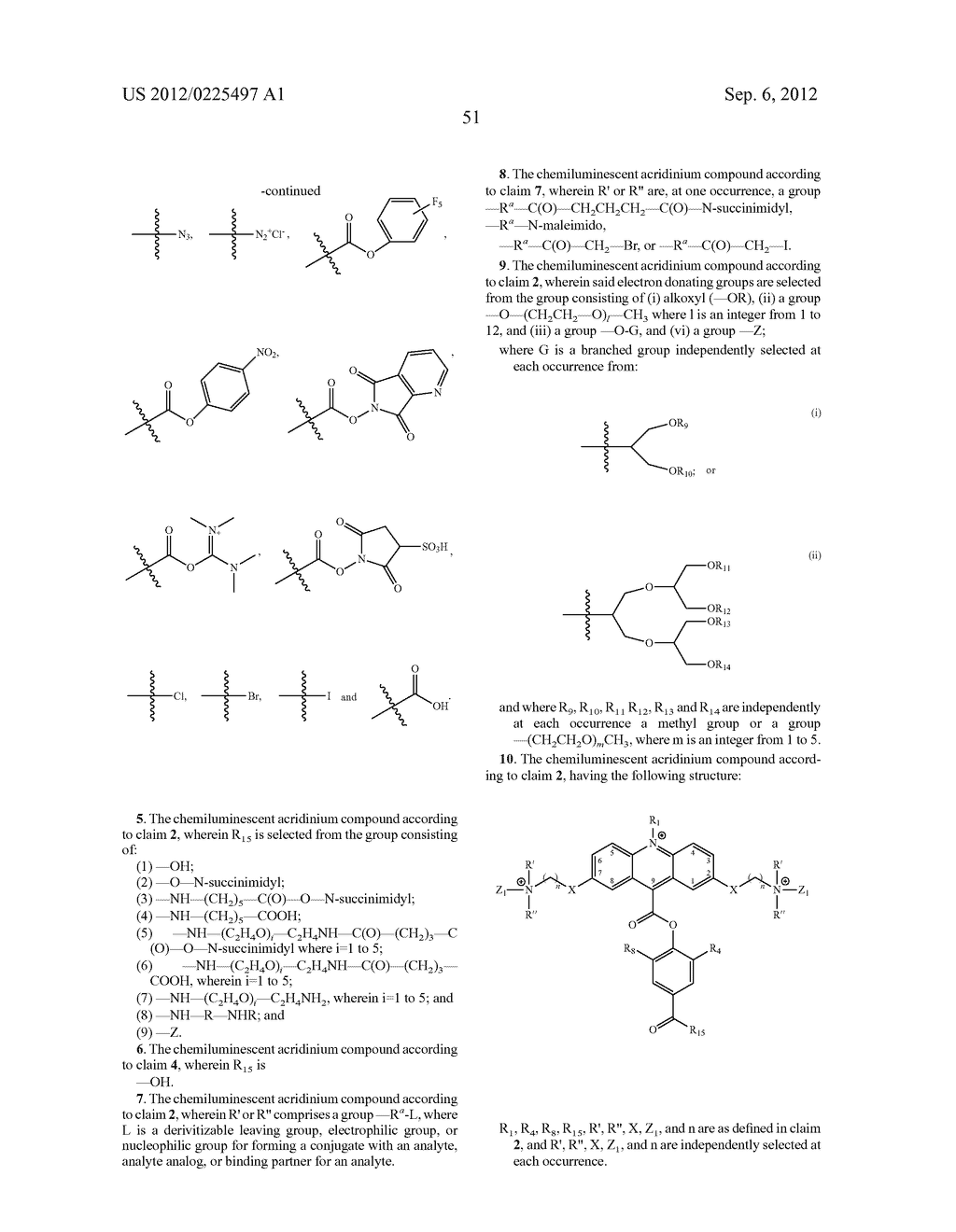 ZWITTERION-CONTAINING ACRIDINIUM COMPOUNDS - diagram, schematic, and image 58