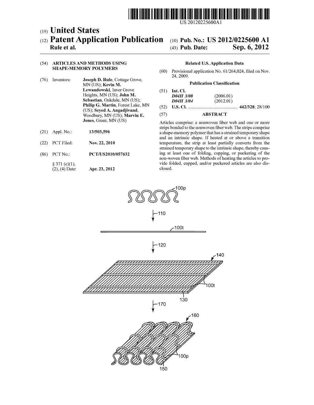 Articles and Methods Using Shape-Memory Polymers - diagram, schematic, and image 01