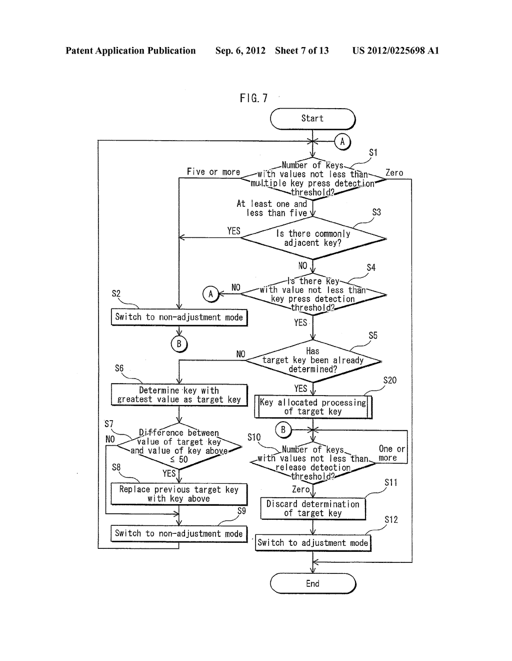 MOBILE COMMUNICATION TERMINAL, INPUT CONTROL PROGRAM AND INPUT CONTROL     METHOD - diagram, schematic, and image 08