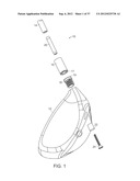 INTERCHANGABLE SHAFT AND CLUB HEAD CONNECTION SYSTEM diagram and image