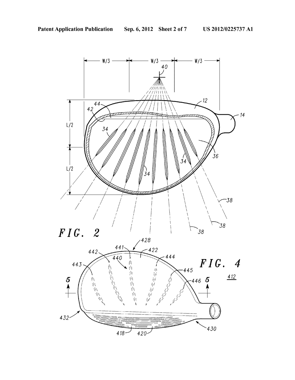 GOLF CLUB HEAD WITH REINFORCED CROWN - diagram, schematic, and image 03