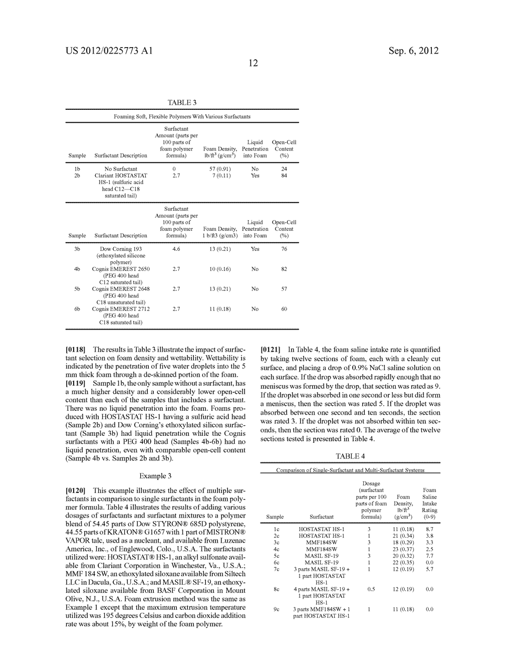 LOW-DENSITY, OPEN-CELL, SOFT, FLEXIBLE, THERMOPLASTIC ABSORBENT FOAM AND     METHOD OF MAKING FOAM - diagram, schematic, and image 26