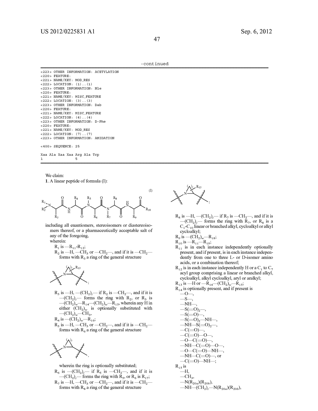 Melanocortin-1 Receptor-Specific Linear Peptides - diagram, schematic, and image 48