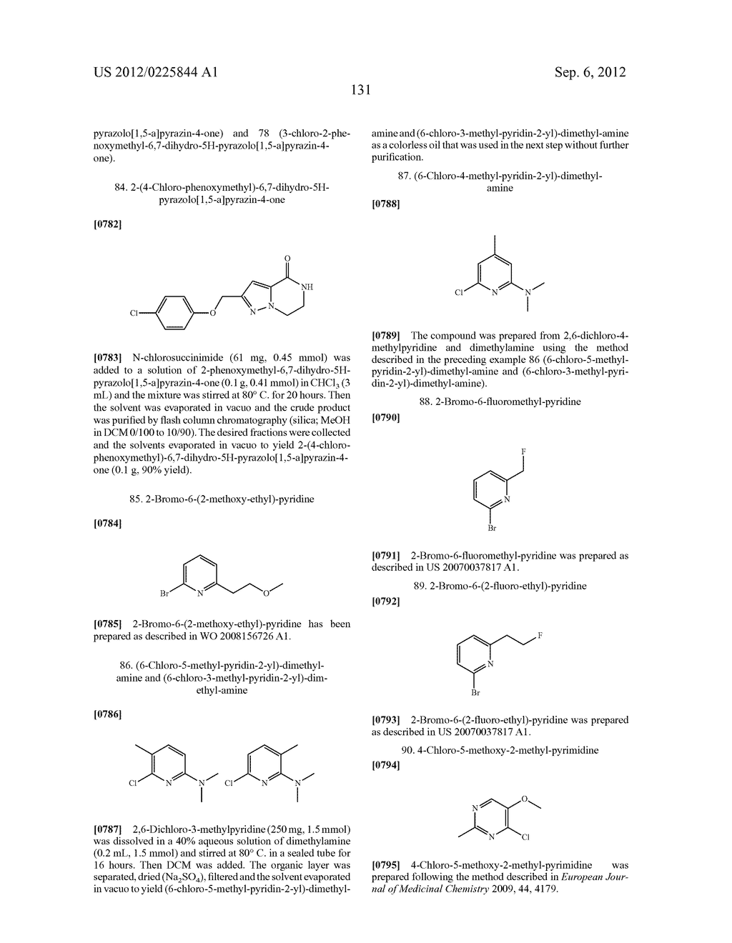 BICYCLIC TRIAZOLE AND PYRAZOLE LACTAMS AS ALLOSTERIC MODULATORS OF MGLUR5     RECEPTORS - diagram, schematic, and image 135