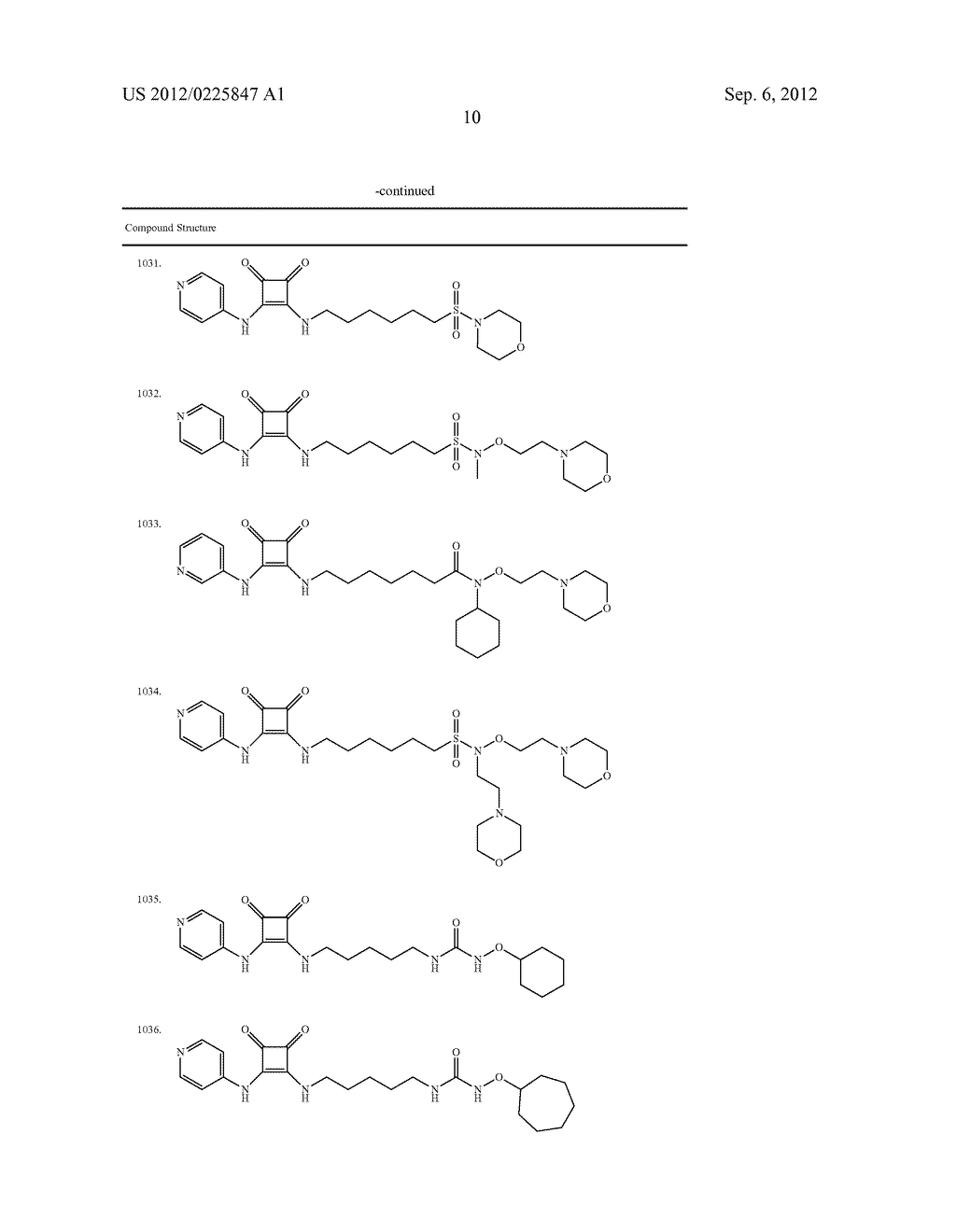 SQUARIC ACID DERIVATIVES AS INHIBITORS OF THE NICOTINAMIDE - diagram, schematic, and image 12