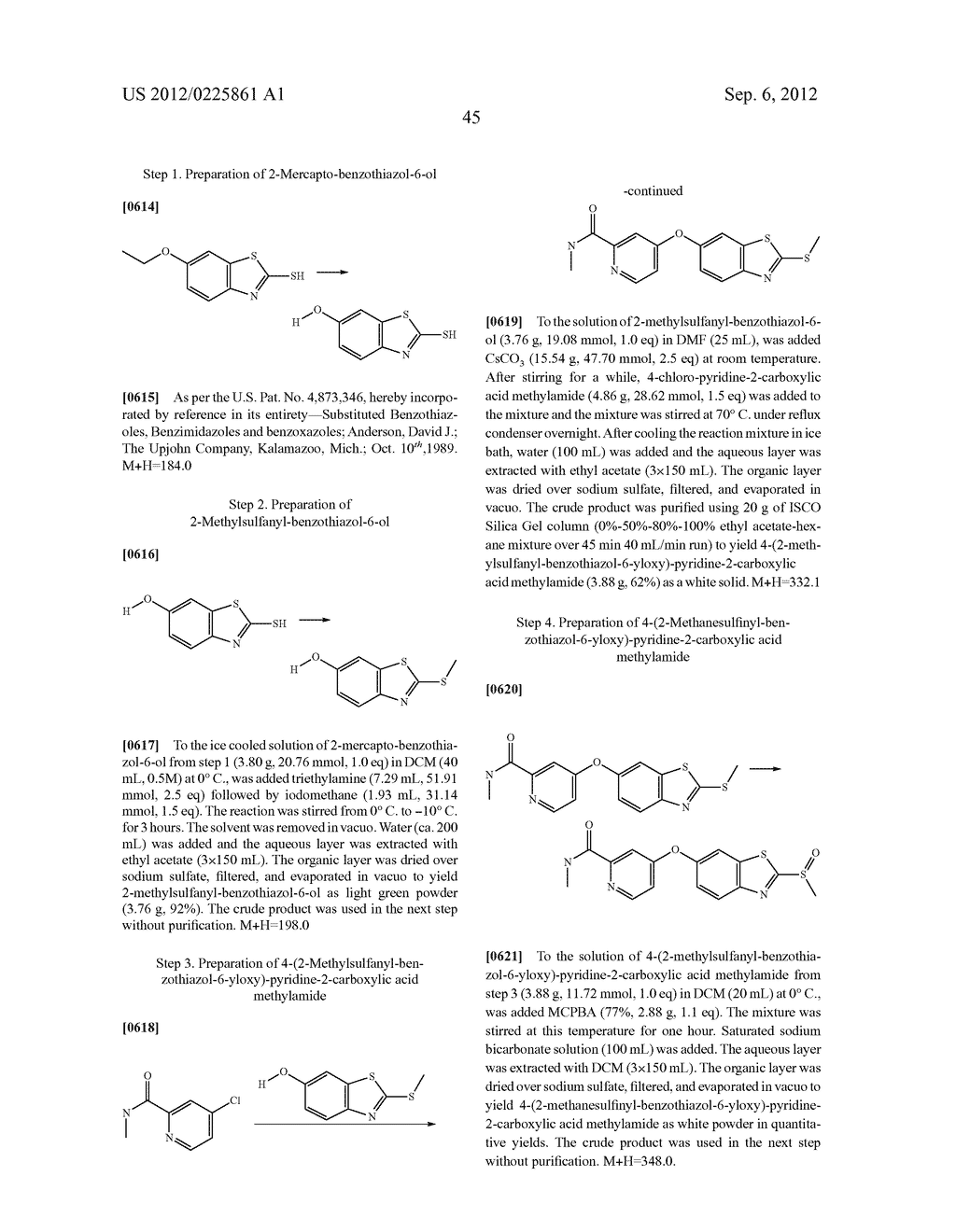 6-O-Substituted Benzoxazole and Benzothiazole Compounds and Methods of     Inhibiting CSF-1R Signaling - diagram, schematic, and image 46