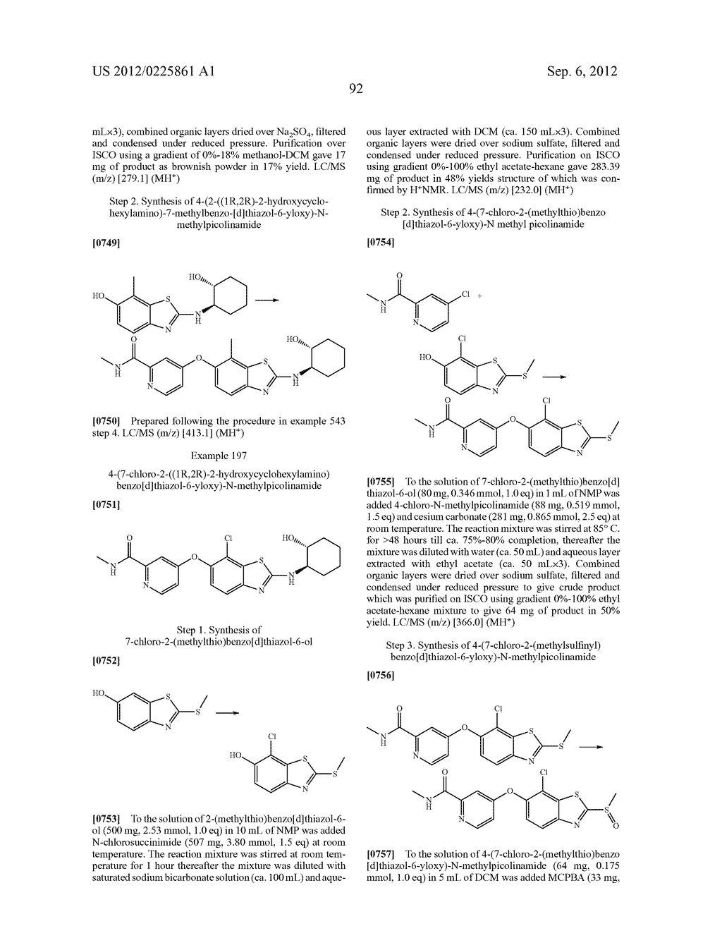 6-O-Substituted Benzoxazole and Benzothiazole Compounds and Methods of     Inhibiting CSF-1R Signaling - diagram, schematic, and image 93