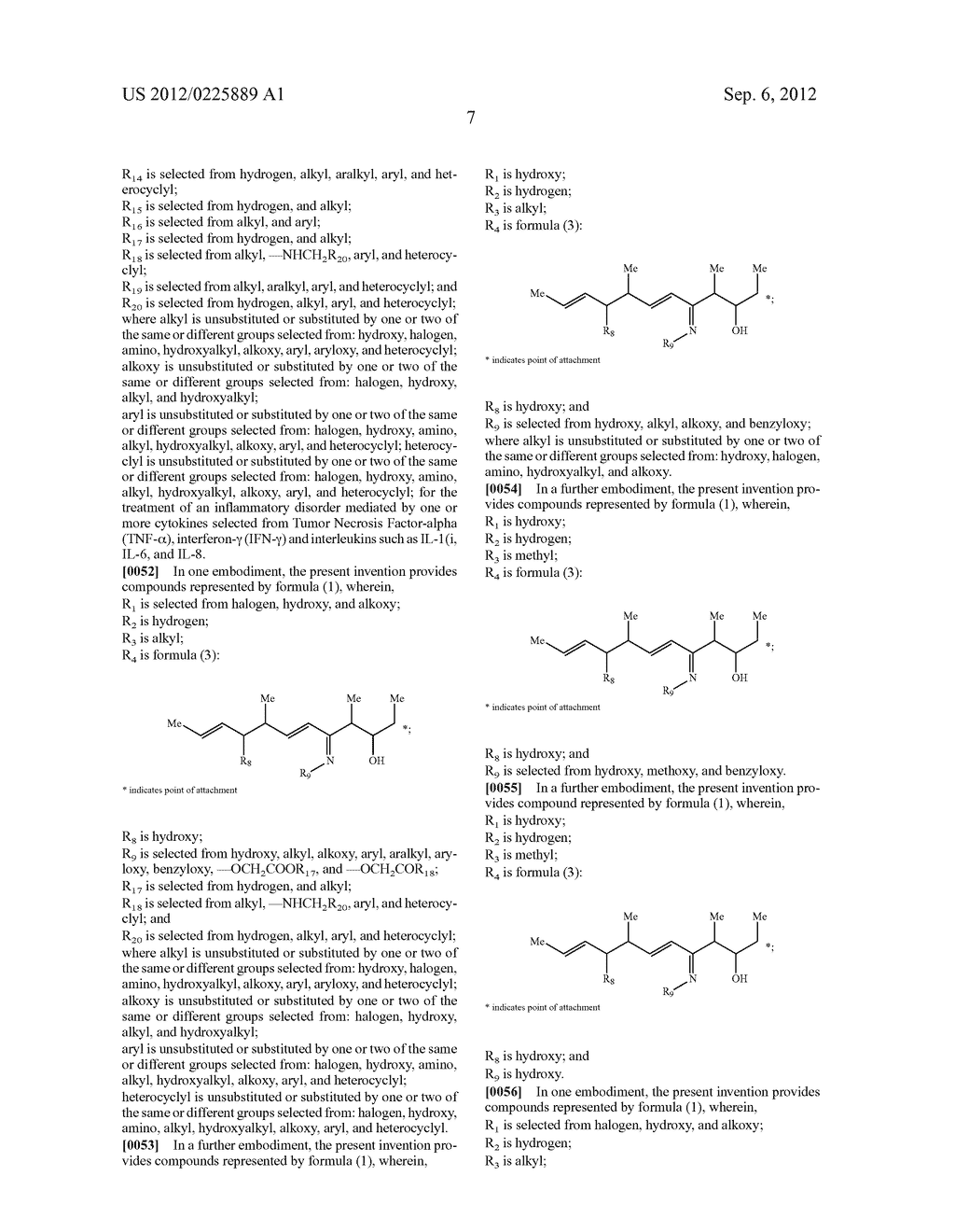 USE OF MACROCYCLIC LACTONE DERIVATIVES FOR THE TREATMENT OF INFLAMMATORY     DISORDERS - diagram, schematic, and image 08