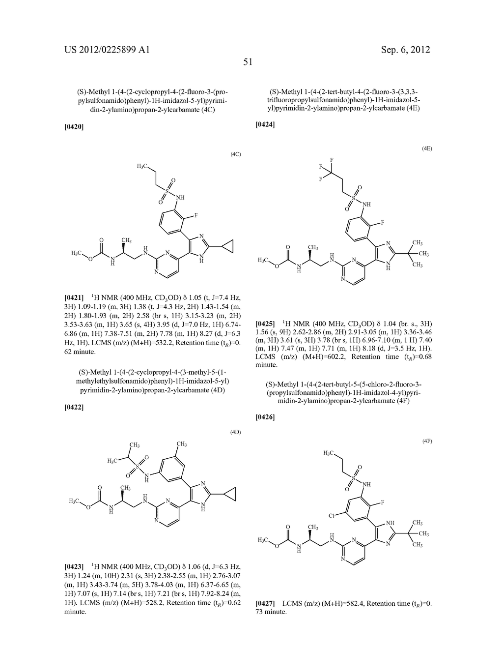 Compounds and Compositions as Protein Kinase Inhibitors - diagram, schematic, and image 52
