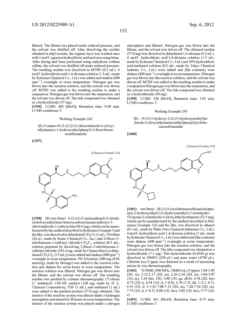 INDAZOLE ANALOG - diagram, schematic, and image 153