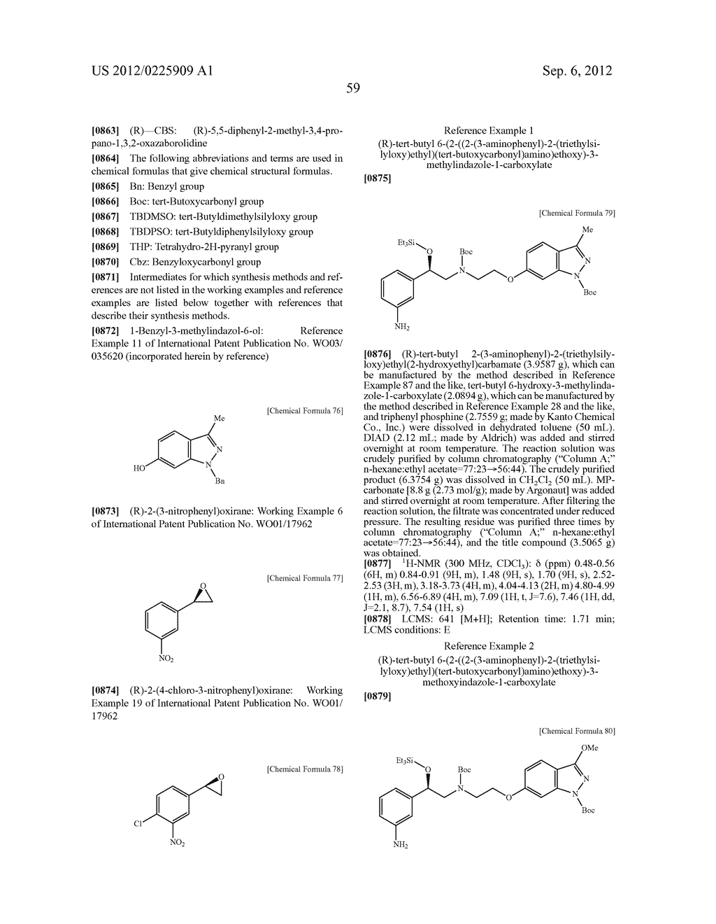 INDAZOLE ANALOG - diagram, schematic, and image 60