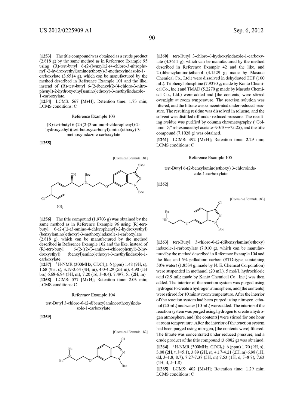 INDAZOLE ANALOG - diagram, schematic, and image 91