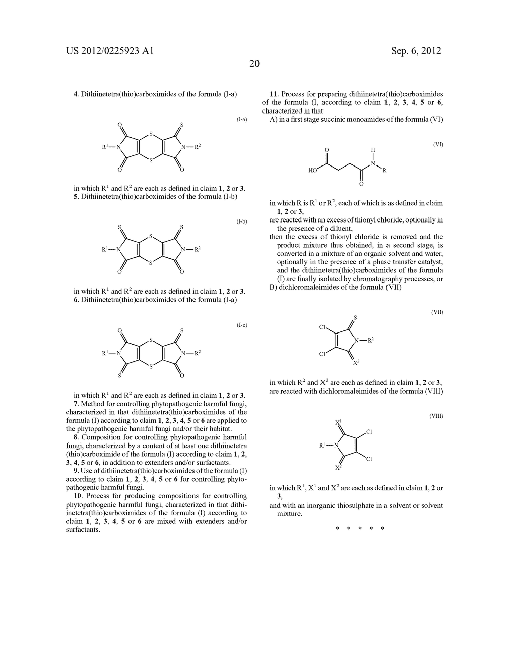 Dithiinetetra(thio)carboximides - diagram, schematic, and image 21