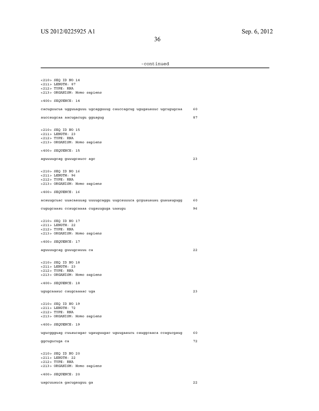 Micro-RNA Biomarkers and Methods of Using Same - diagram, schematic, and image 57