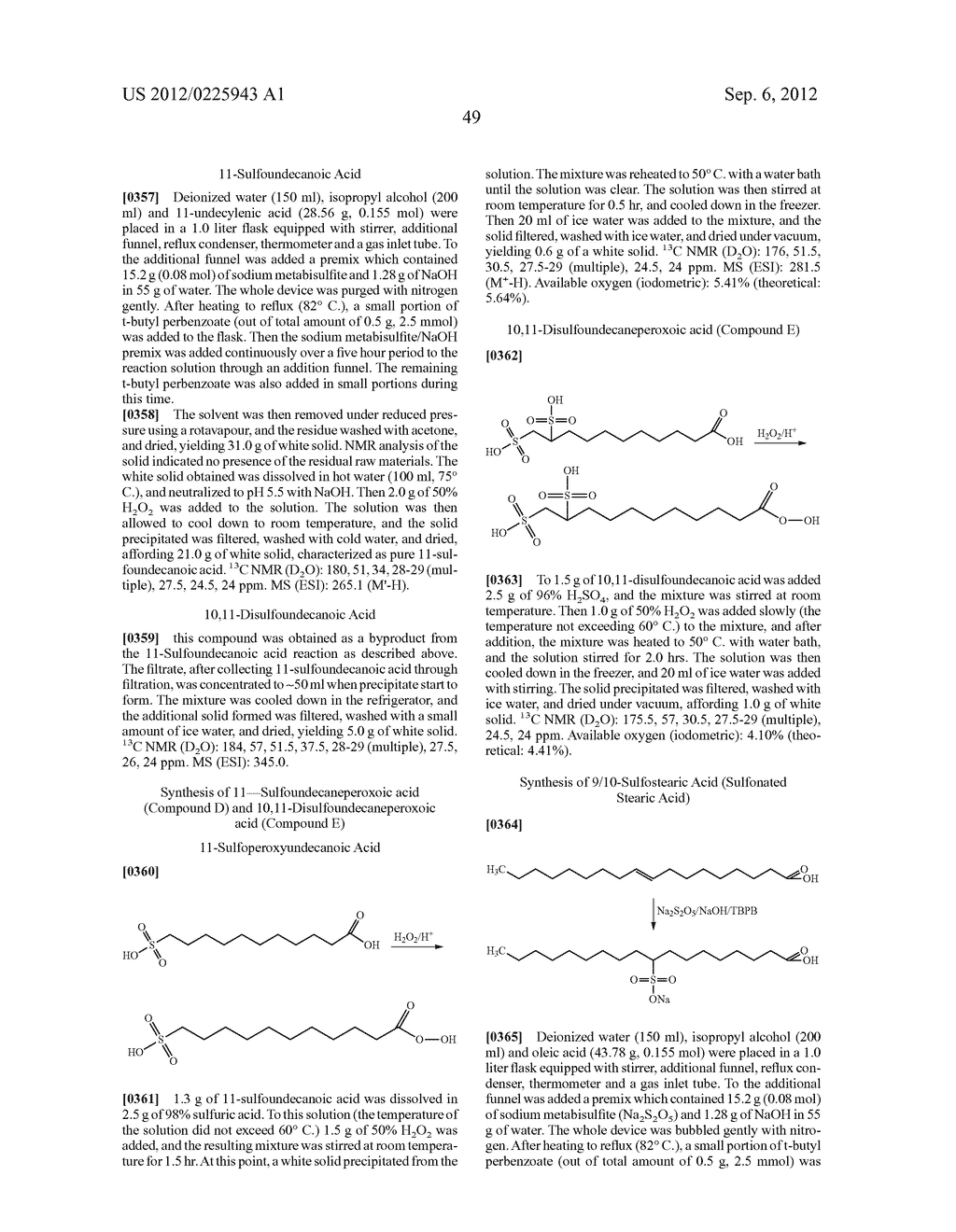 DETERGENTS CAPABLE OF CLEANING, BLEACHING, SANITIZING AND/OR DISINFECTING     TEXTILES INCLUDING SULFOPEROXYCARBOXYLIC ACIDS - diagram, schematic, and image 60