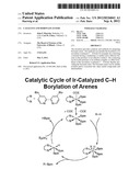 CATALYSTS AND BORONATE ESTERS diagram and image