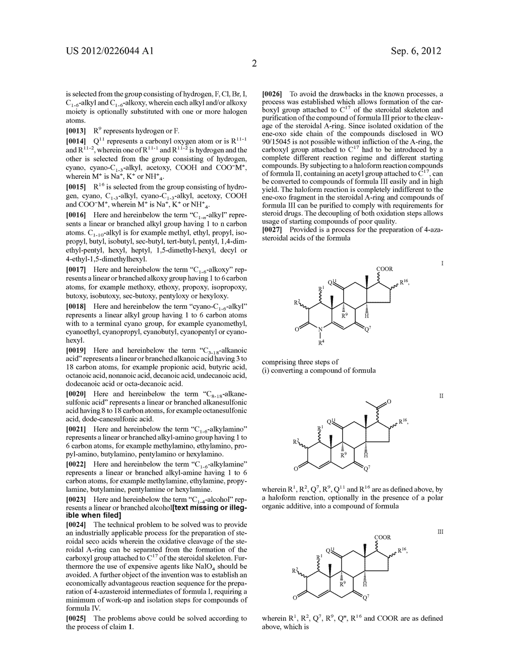 Process for the preparation of 4-azasteroids - diagram, schematic, and image 03