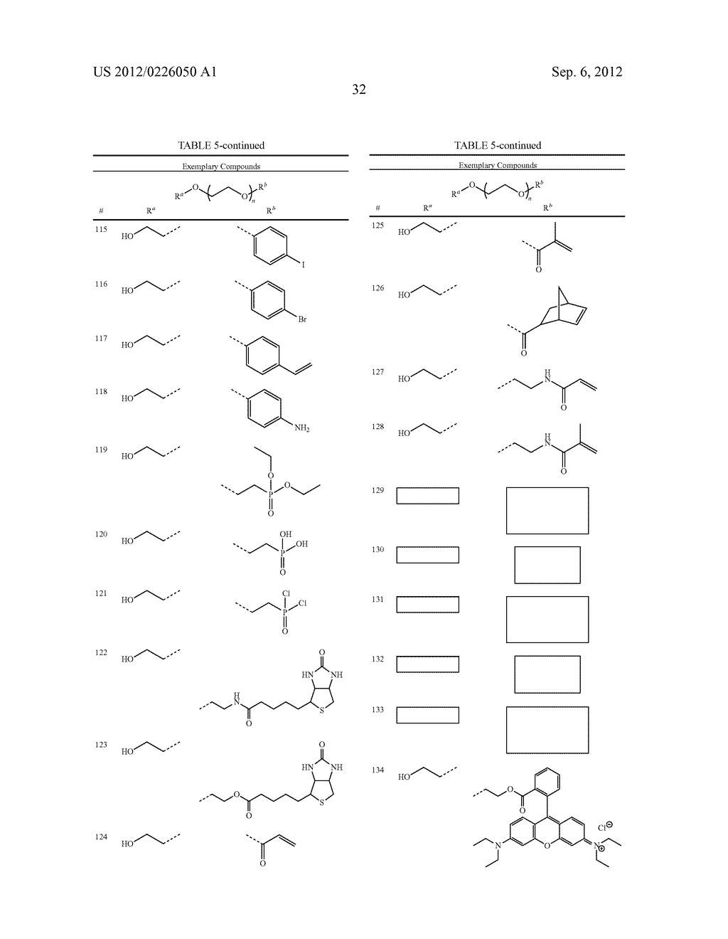 POLY(ETHYLENE GLYCOL) CONTAINING CHEMICALLY DISPARATE ENDGROUPS - diagram, schematic, and image 33
