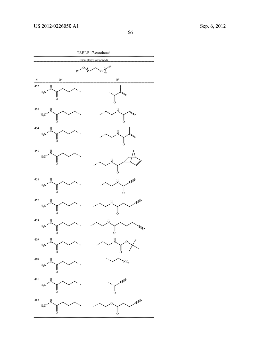 POLY(ETHYLENE GLYCOL) CONTAINING CHEMICALLY DISPARATE ENDGROUPS - diagram, schematic, and image 67