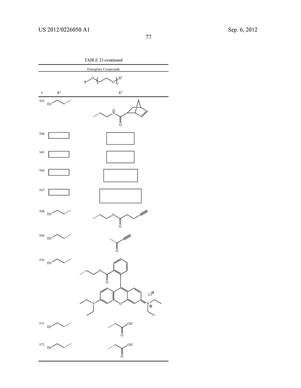 POLY(ETHYLENE GLYCOL) CONTAINING CHEMICALLY DISPARATE ENDGROUPS - diagram, schematic, and image 78