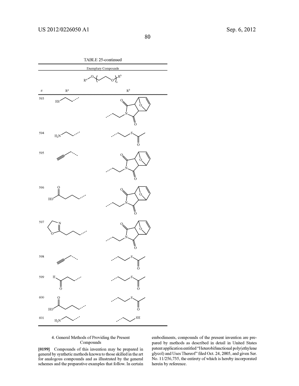 POLY(ETHYLENE GLYCOL) CONTAINING CHEMICALLY DISPARATE ENDGROUPS - diagram, schematic, and image 81