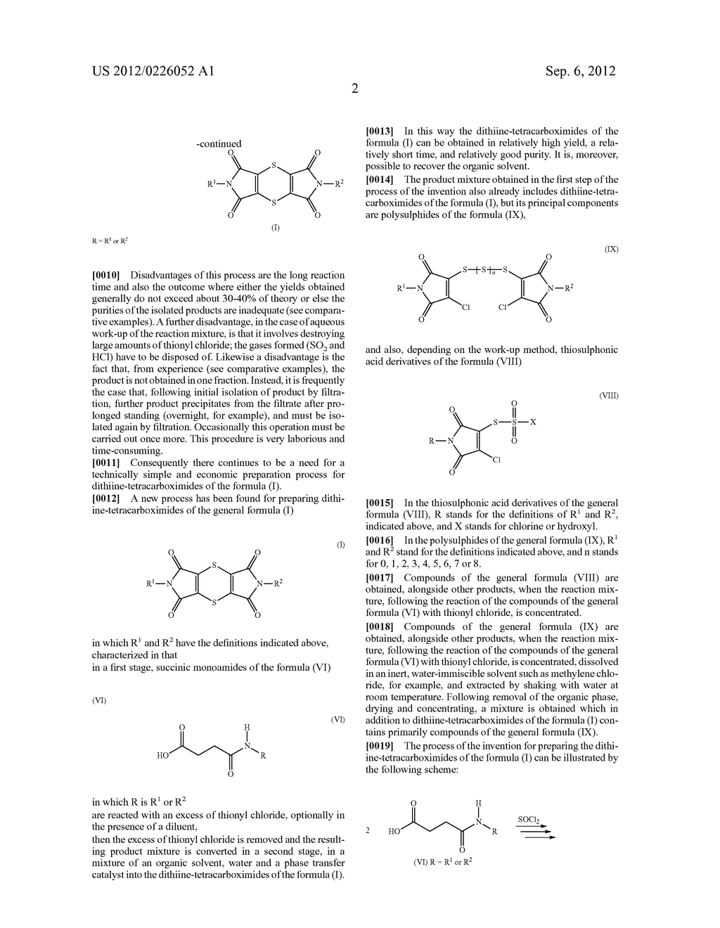 Process for Preparing Dithiine-Tetracarboximides - diagram, schematic, and image 03