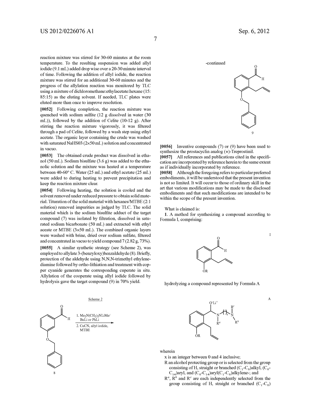 SYNTHESIS OF INTERMEDIATE FOR TREPROSTINIL PRODUCTION - diagram, schematic, and image 08