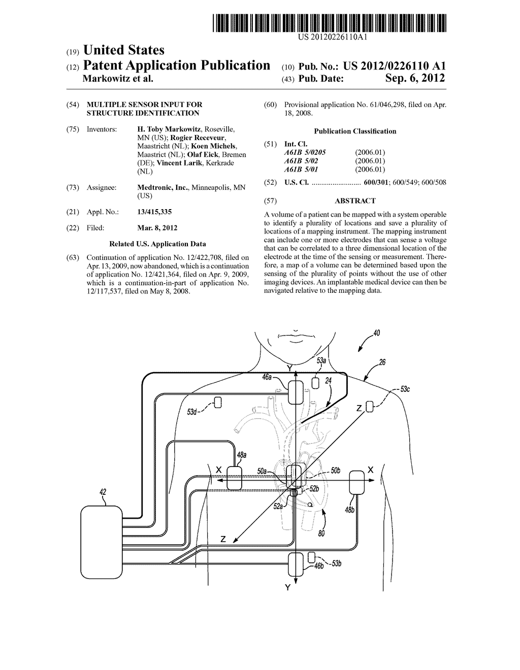 Multiple Sensor Input for Structure Identification - diagram, schematic, and image 01