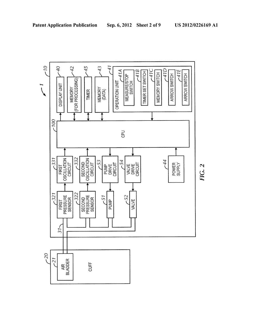 ELECTRONIC SPHYGMOMANOMETER - diagram, schematic, and image 03