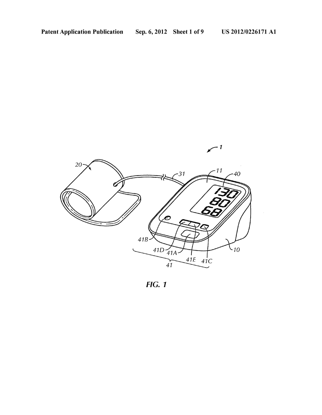 ELECTRONIC SPHYGMOMANOMETER - diagram, schematic, and image 02