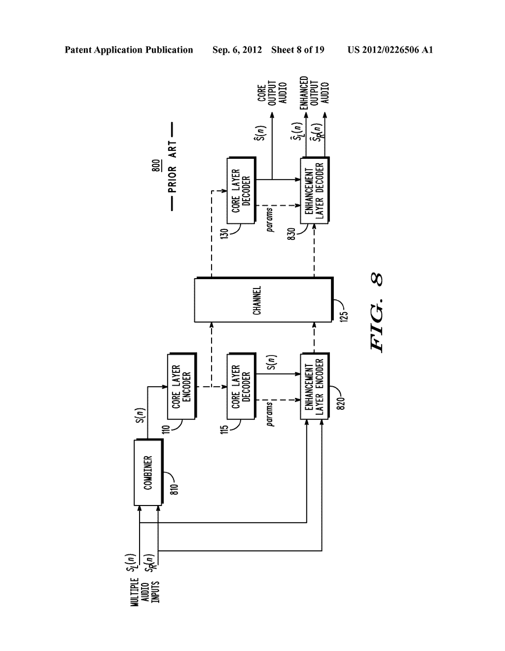 METHOD AND APPARATUS FOR GENERATING AN ENHANCEMENT LAYER WITHIN A     MULTIPLE-CHANNEL AUDIO CODING SYSTEM - diagram, schematic, and image 09