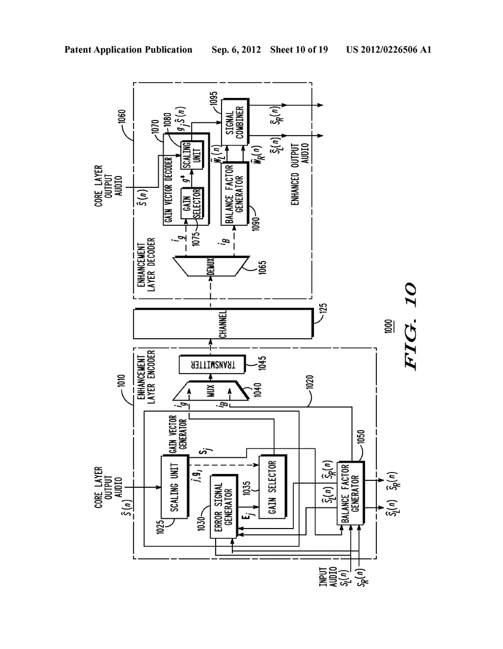 METHOD AND APPARATUS FOR GENERATING AN ENHANCEMENT LAYER WITHIN A     MULTIPLE-CHANNEL AUDIO CODING SYSTEM - diagram, schematic, and image 11