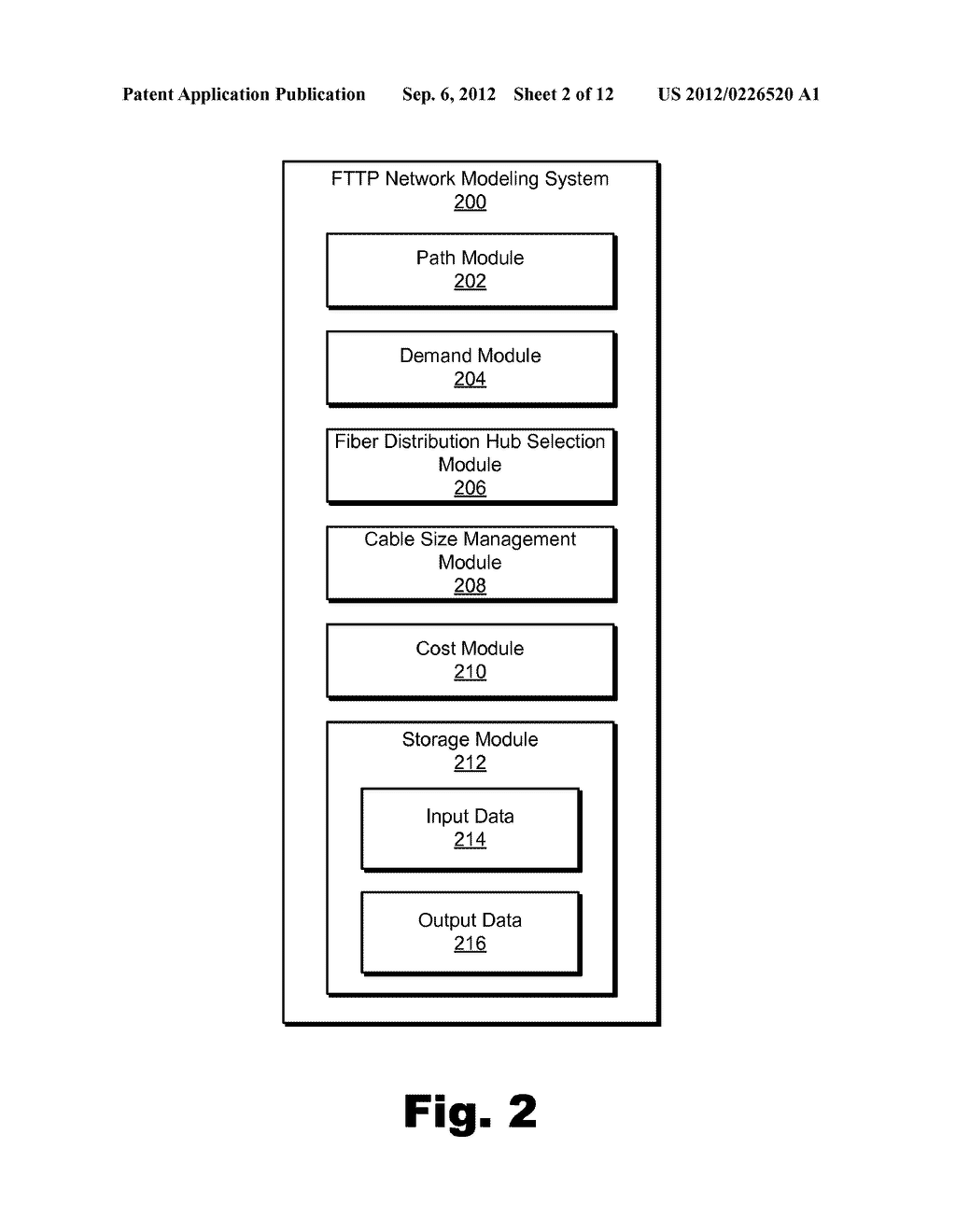 Fiber to the Premises Network Modeling Systems and Methods - diagram, schematic, and image 03