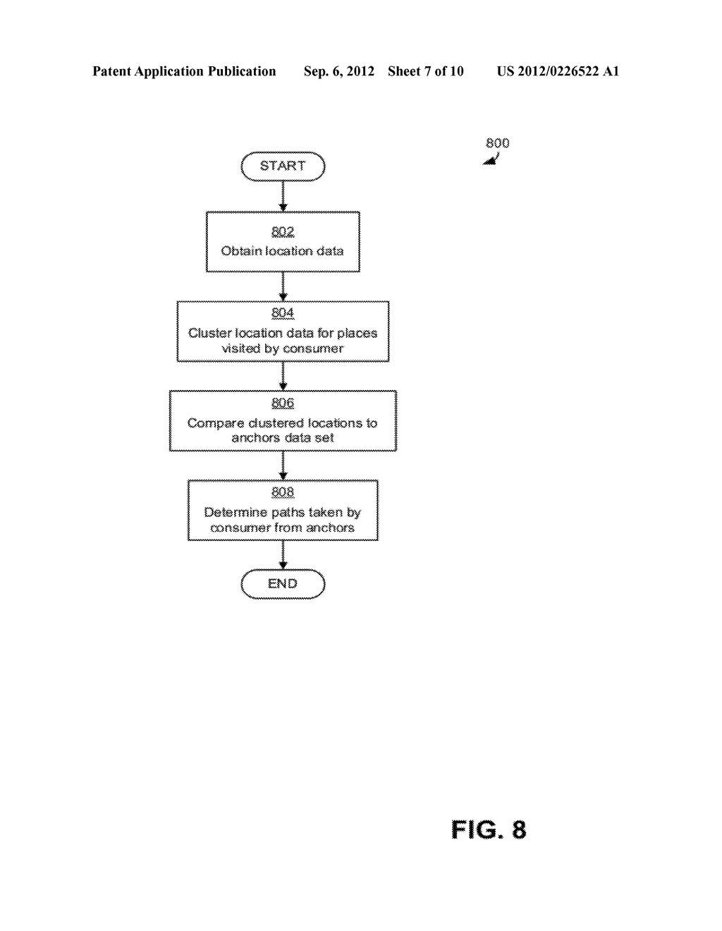 PERFORMING STUDIES OF CONSUMER BEHAVIOR DETERMINED USING     ELECTRONICALLY-CAPTURED CONSUMER LOCATION DATA - diagram, schematic, and image 08