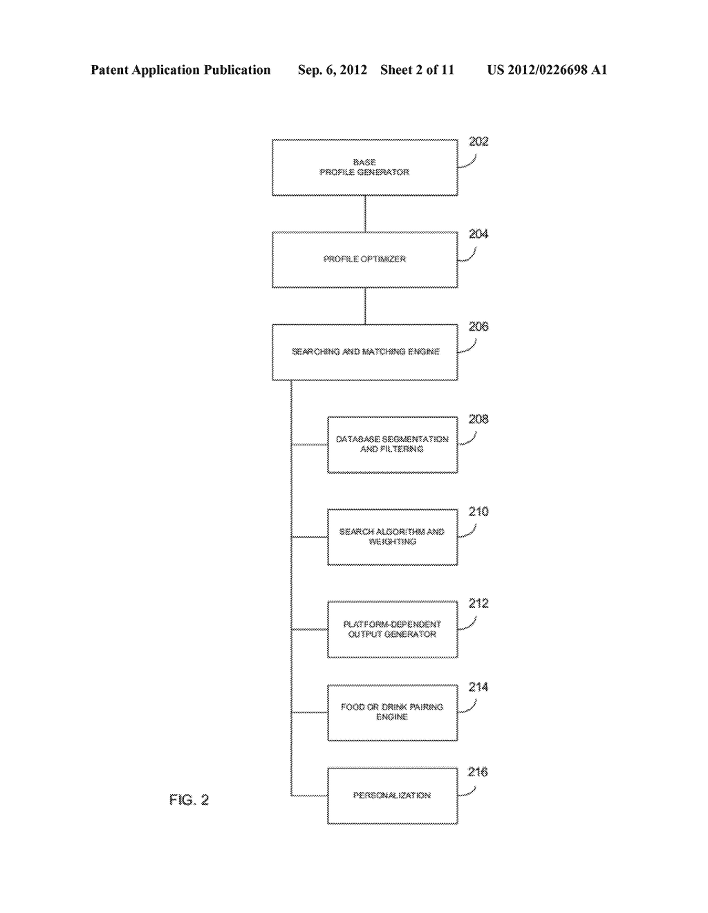 FOOD OR DRINK PRODUCT SEARCHING AND  MATCHING  SYSTEM AND METHOD - diagram, schematic, and image 03