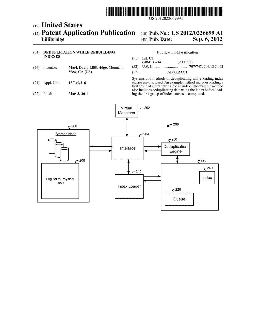 DEDUPLICATION WHILE REBUILDING INDEXES - diagram, schematic, and image 01