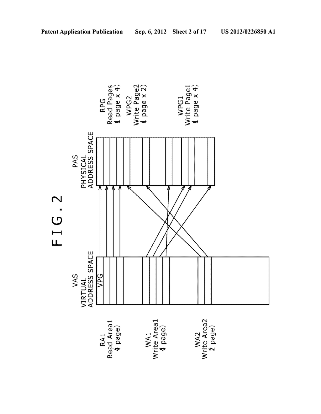 VIRTUAL MEMORY SYSTEM, VIRTUAL MEMORY CONTROLLING METHOD, AND PROGRAM - diagram, schematic, and image 03